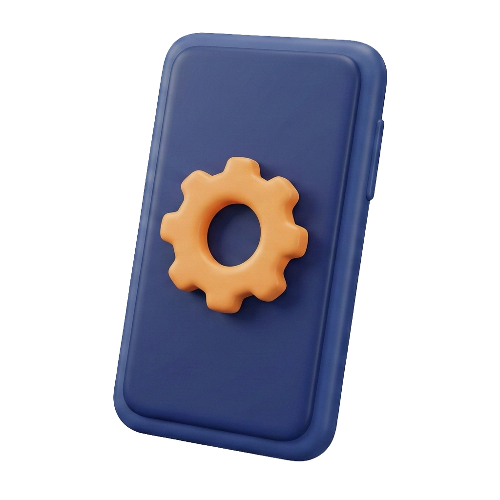 Support för mobiltelefoner och surfplattor inklusive inställningar och säkerhet