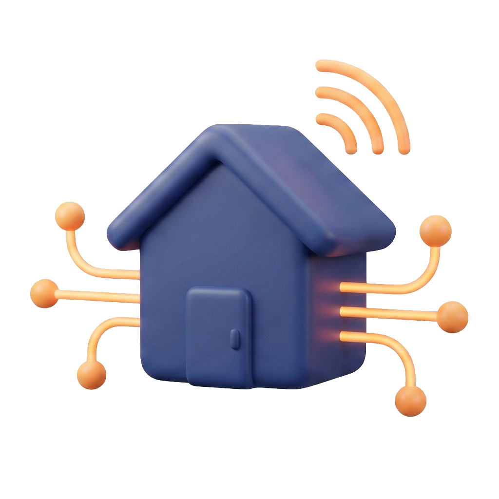 Smart hem-support för Google Home, Alexa och uppkopplade enheter