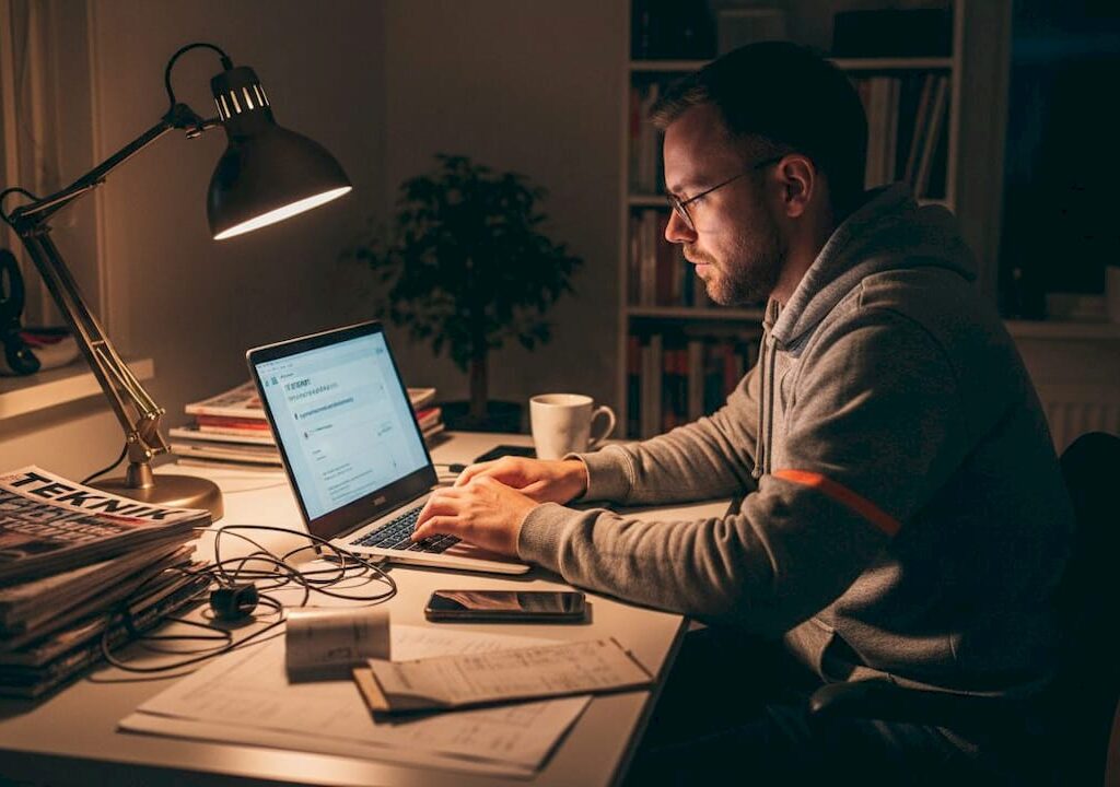 Man inser att man behöver IT-support när det nästan är läggdags.