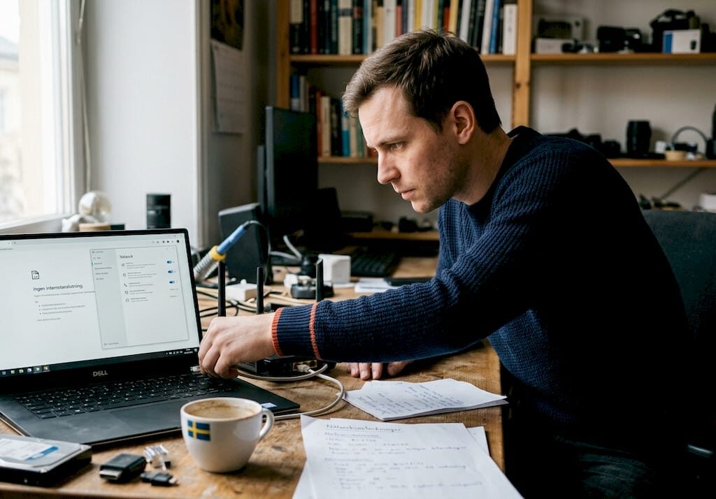 Så löser du nätverksstrul på hemmakontoret