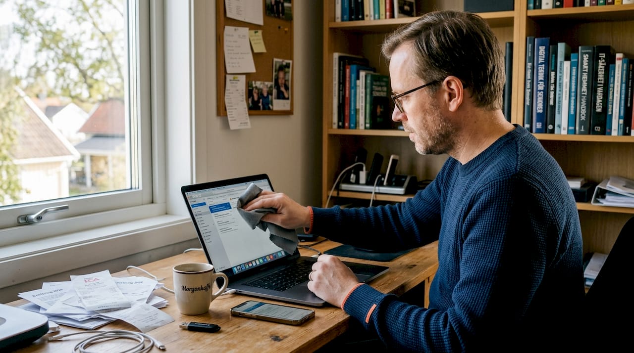 Tekniken på hemmakontoret får sig en genomgång