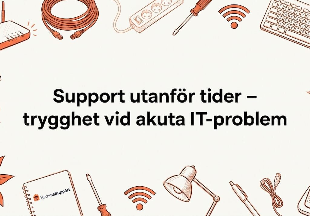 Egenritad omslagsbild med teknikinspirerade detaljer i hörnen